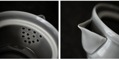 Gohobi Japanese Style Ice Grey Gaiwan Tea Set 004