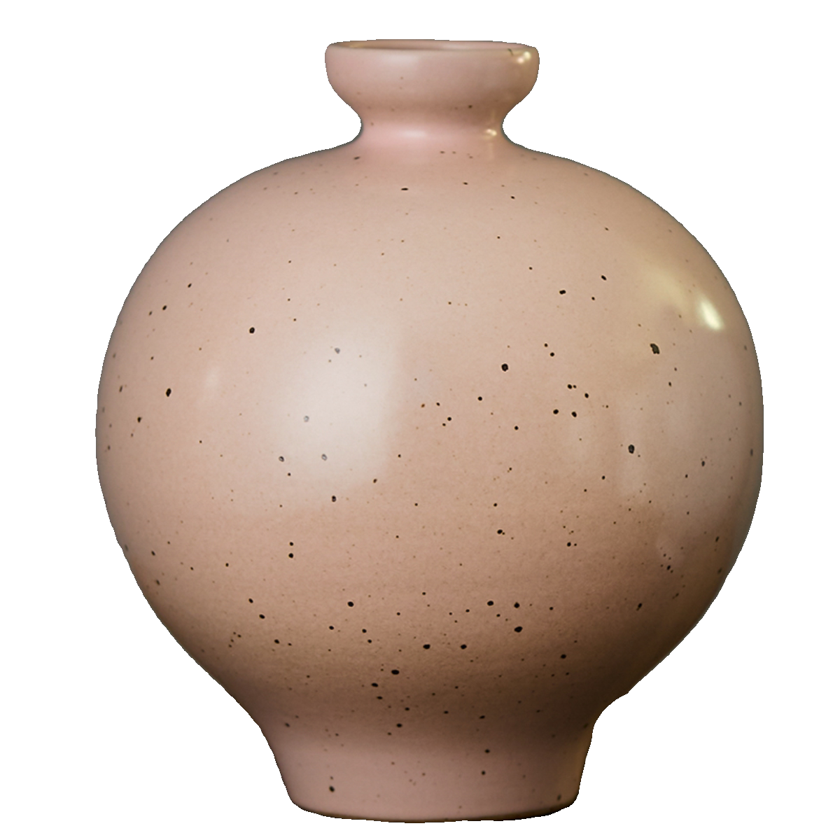 Gohobi Jingdezhen Handmade Ceramic Vase – Coarse Pottery Retro Spherical Flower Vase