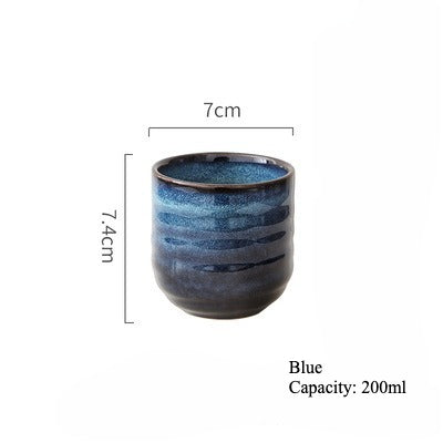 Gohobi Japanese-Style Kiln-Change Ceramic Tea Cup