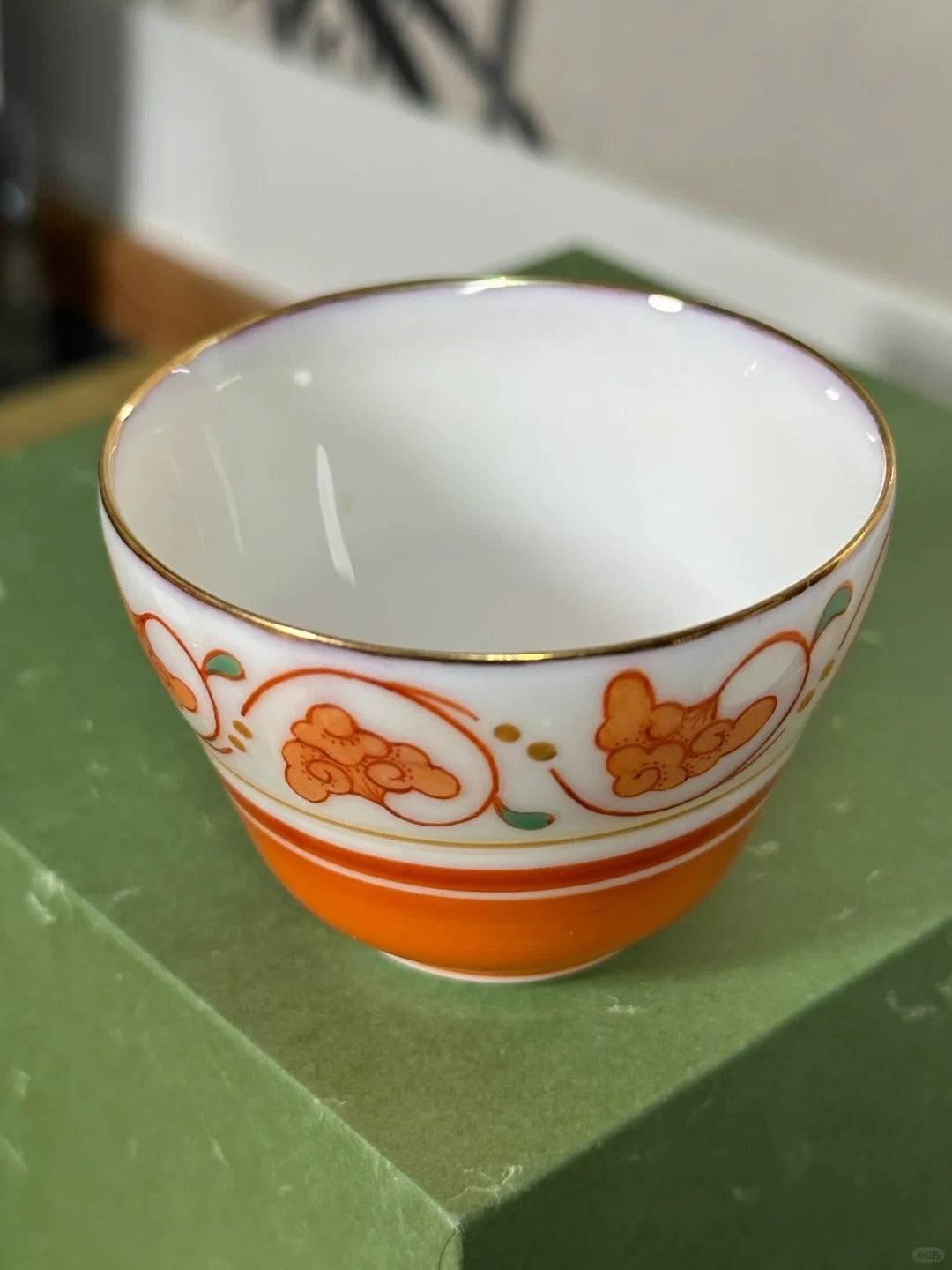 [清和堂 x Gohobi Gallery] Hand-painted Ganoderma Lucidum Pattern Tea Cup