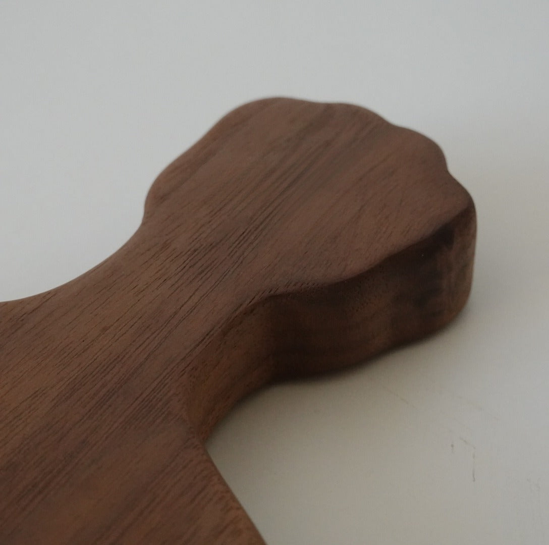 Gohobi Walnut Cat Paw Shape Tray