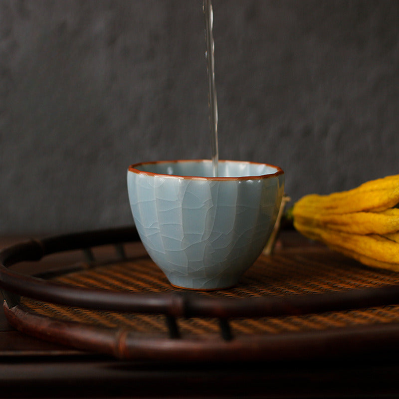 Gohobi Handmade Sky Blue Ceramic Tea Cup