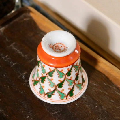 [清和堂 x Gohobi Gallery] Hand-painted Green Baoxiang flower Tea Cup