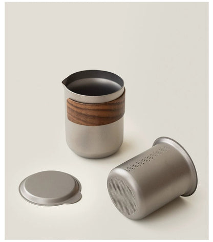 Gohobi Pure Titanium Portable Travel Tea Set