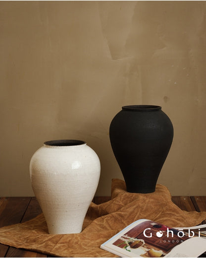 Gohobi Japanese-style Wabi Sabi Handmade Zen Large Vase 010
