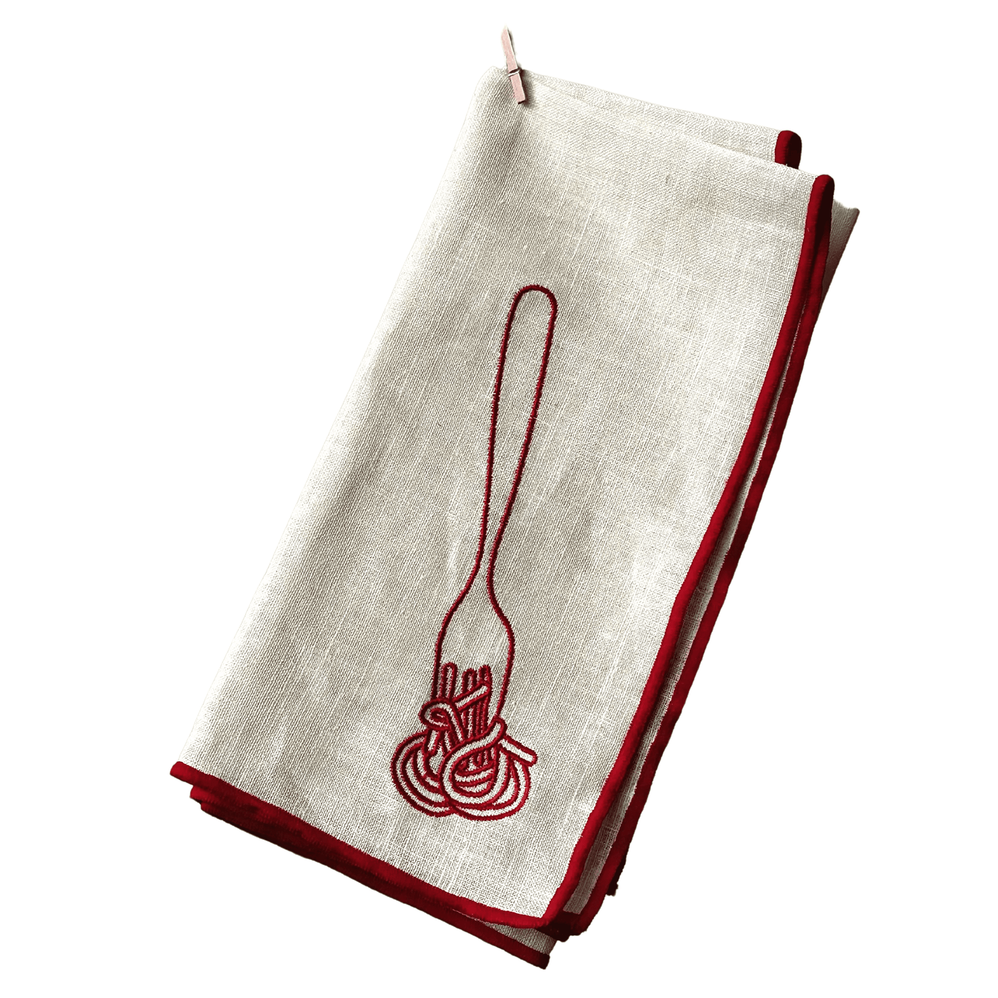 HereThe Linen Blend Napkins - Spaghetti (Set of 2)