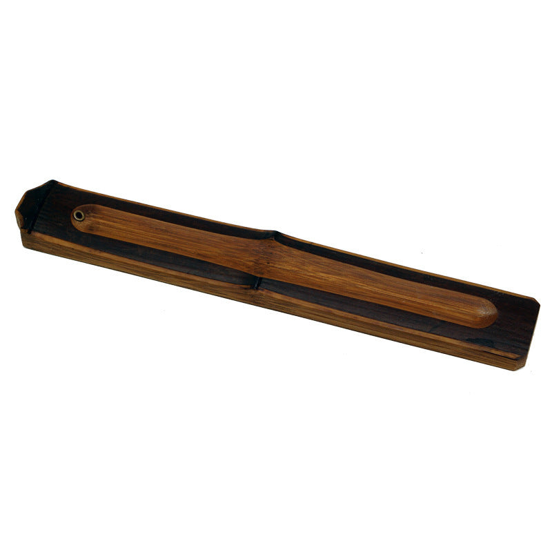 Gohobi Original Bamboo Incense Holder – Portable Bamboo Incense Burner with Ash Catcher Board