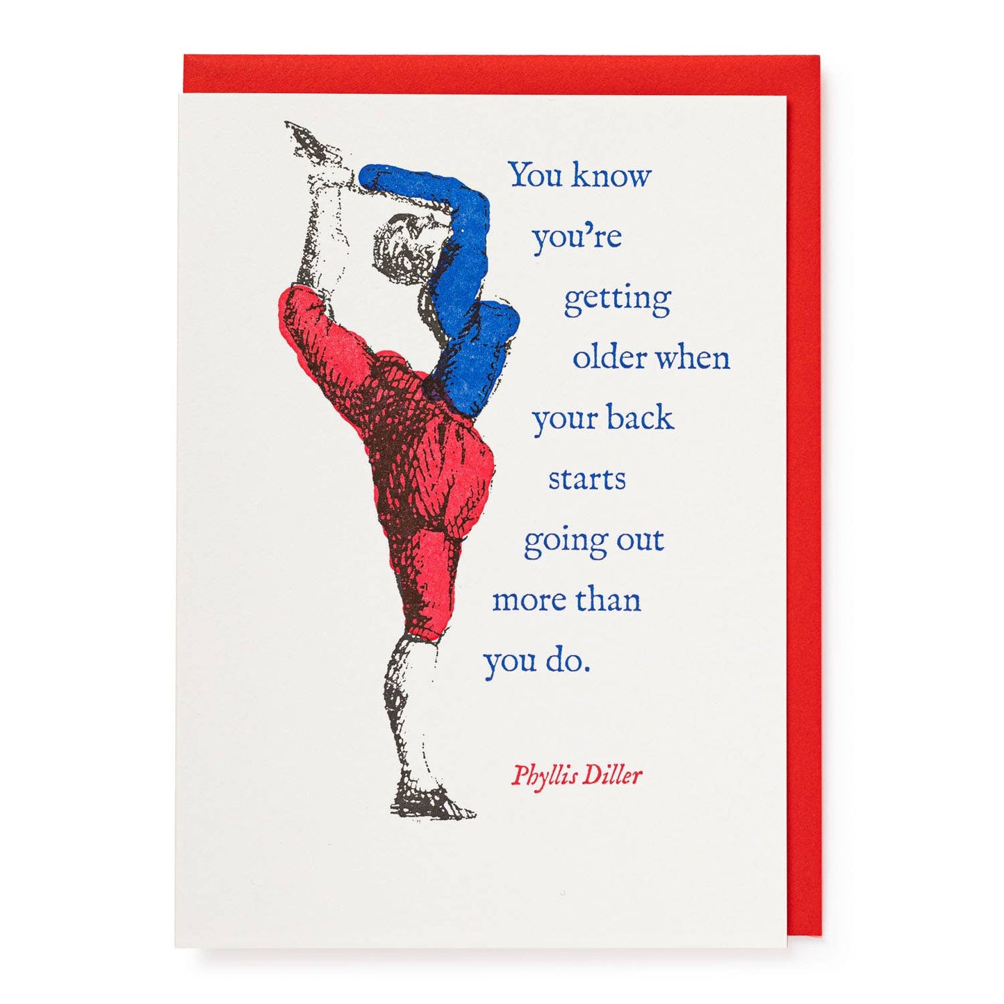 Getting Older | Letterpress Cards | Greeting Card | Large Cards [Made in the UK]