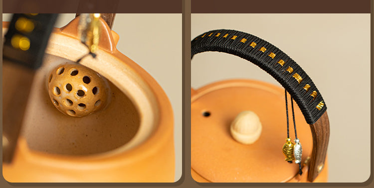 Gohobi Traditional Teapot and Stove Set 002 Capybara