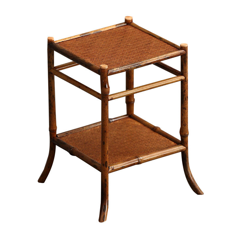Gohobi Handmade Bamboo Display Table – Desktop Meilu Gushan Tea Stand & Mini Bonsai Platform