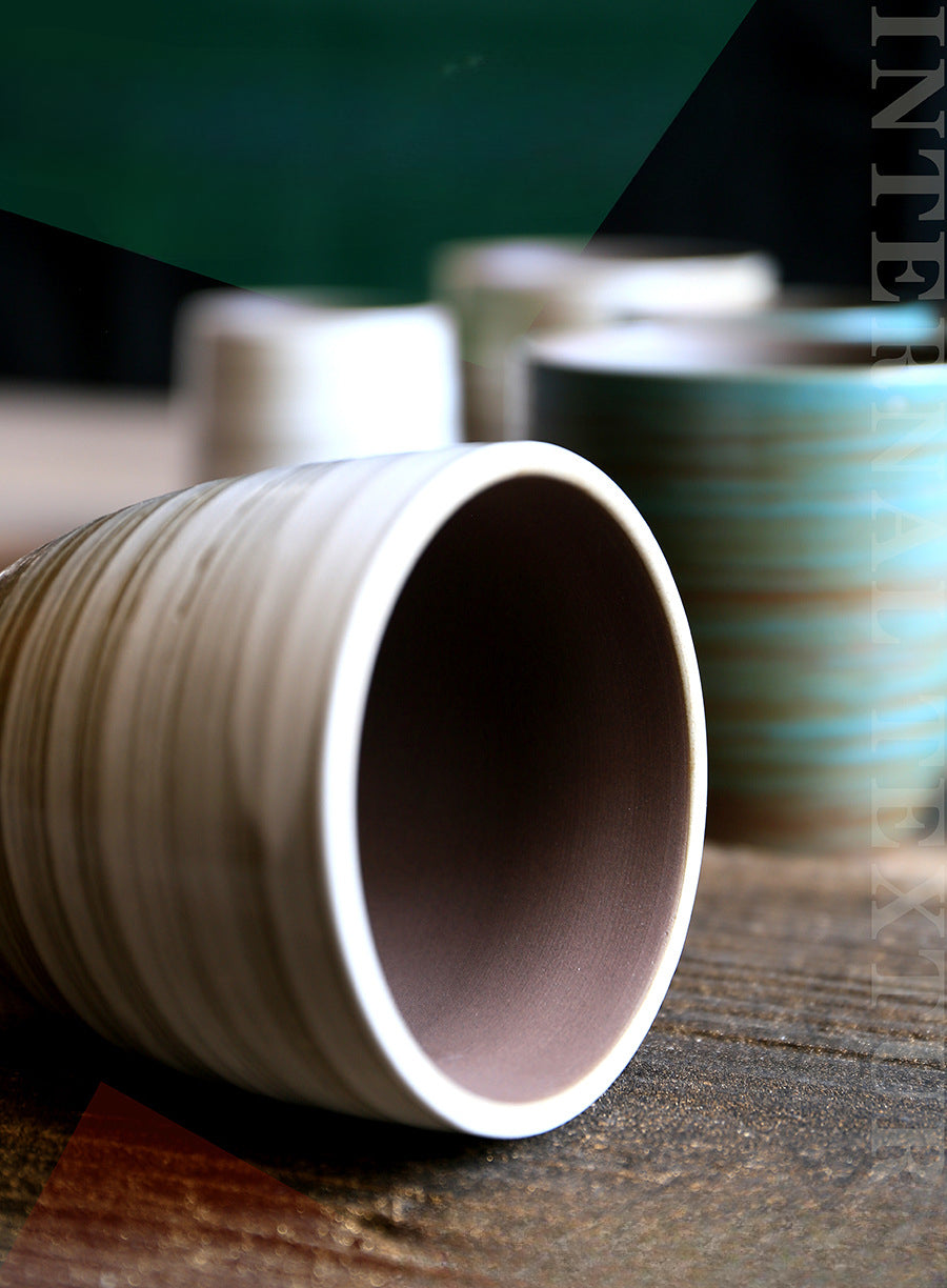 Gohobi Hand-Painted Kiln-Changed Ceramic Cup