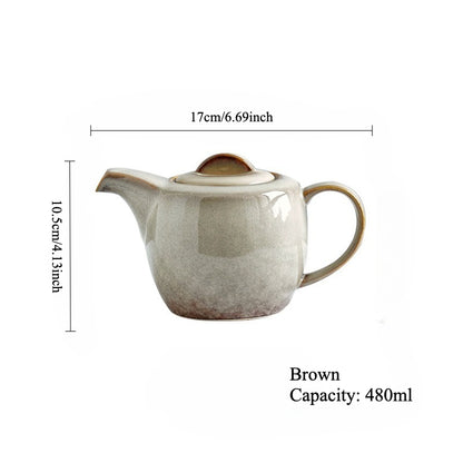Gohobi Vintage Kiln-Change Ceramic Teapot