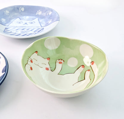 [Made In Japan] Gohobi Japanese Cats Plate