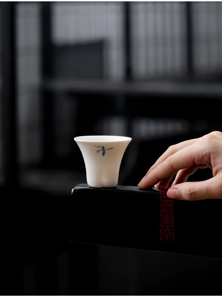 Gohobi Qiu Shui Orchid Ceramic Teacup