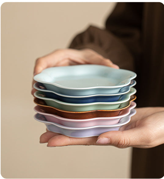 Gohobi Traditional Japanese Glazed Fruit Nuts Small Plate - Cloud 007