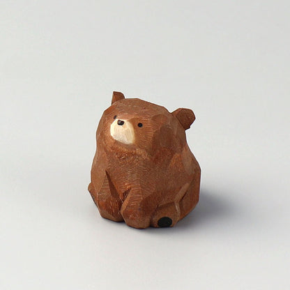 Gohobi Handcrafted Wooden Bear Ornament