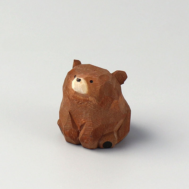 Gohobi Handcrafted Wooden Bear Ornament