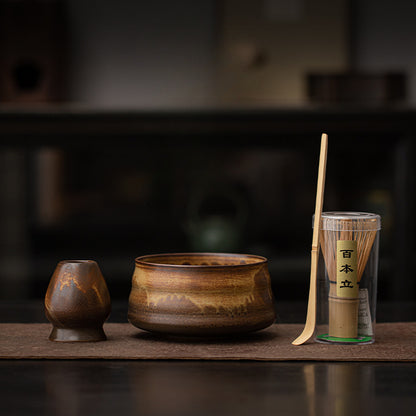 Gohobi Ceramic Matcha Set 035 Ancient Kiln