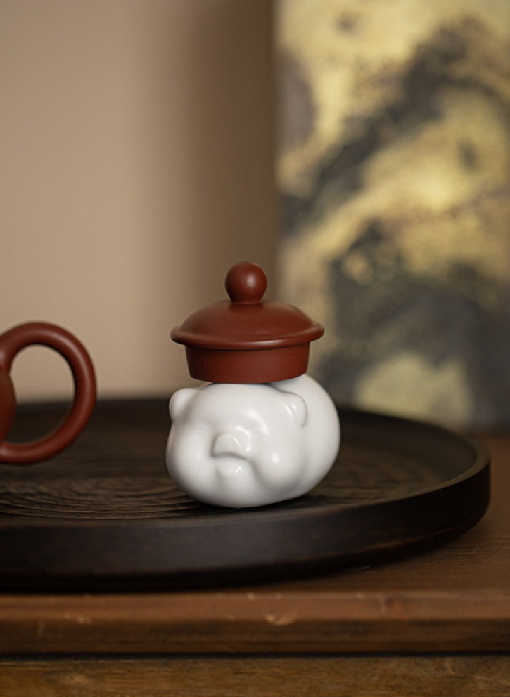 Gohobi Lucky Pig Tea Pet