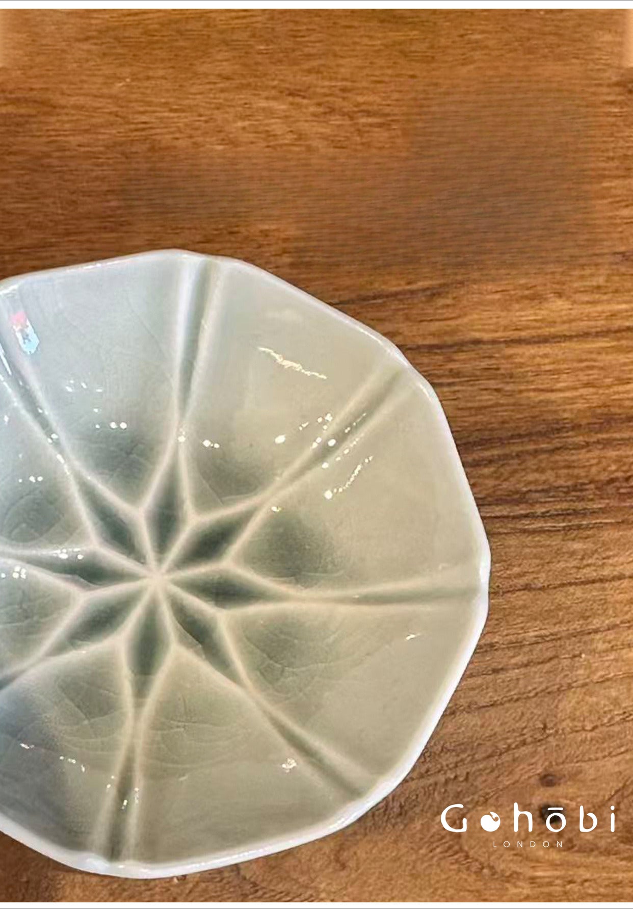 Gohobi Japanese Mino-yaki Ice Crack Small Plate [Made in Japan] – Sauce & Dipping Dish