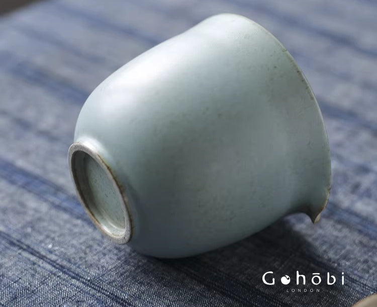 Gohobi Jingdezhen Ceramic Travel Gongfu Tea Set – One Pot Two Cups Portable Teapot Teacup Set