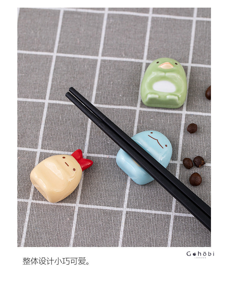 Gohobi Ceramic Cartoon Animal Chopstick Rest