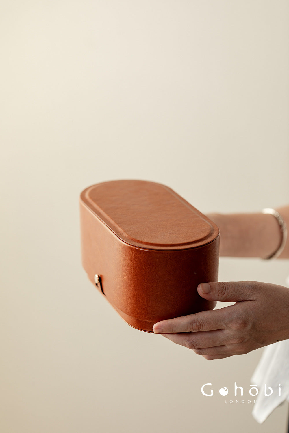 Gohobi Gallery Collection – Portable Gongfu Travel Tea Set with Leather Case