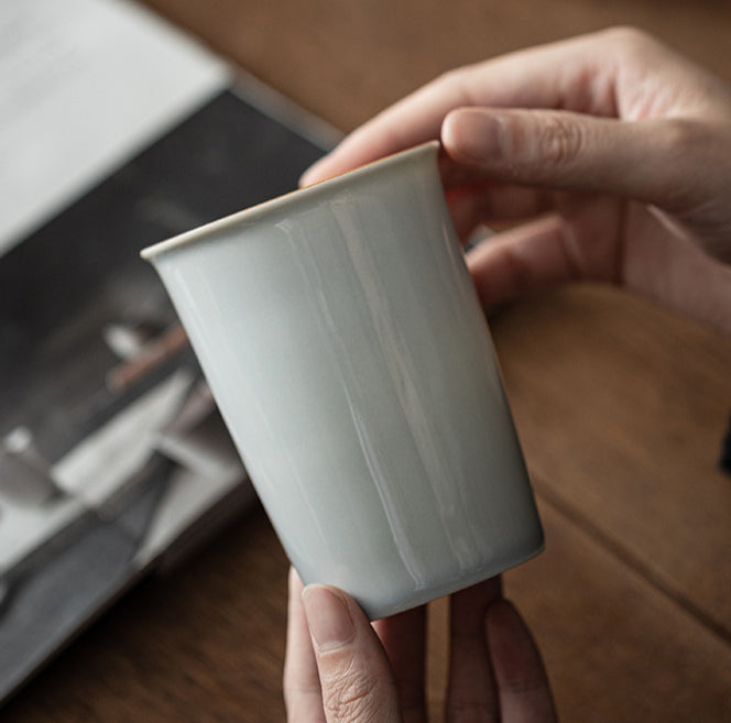 Gohobi Japanese Style Ice Grey and Green Tea Cup 002