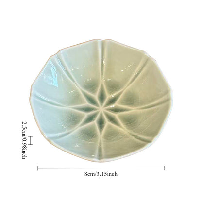 Gohobi Japanese Mino-yaki Ice Crack Small Plate [Made in Japan] – Sauce & Dipping Dish