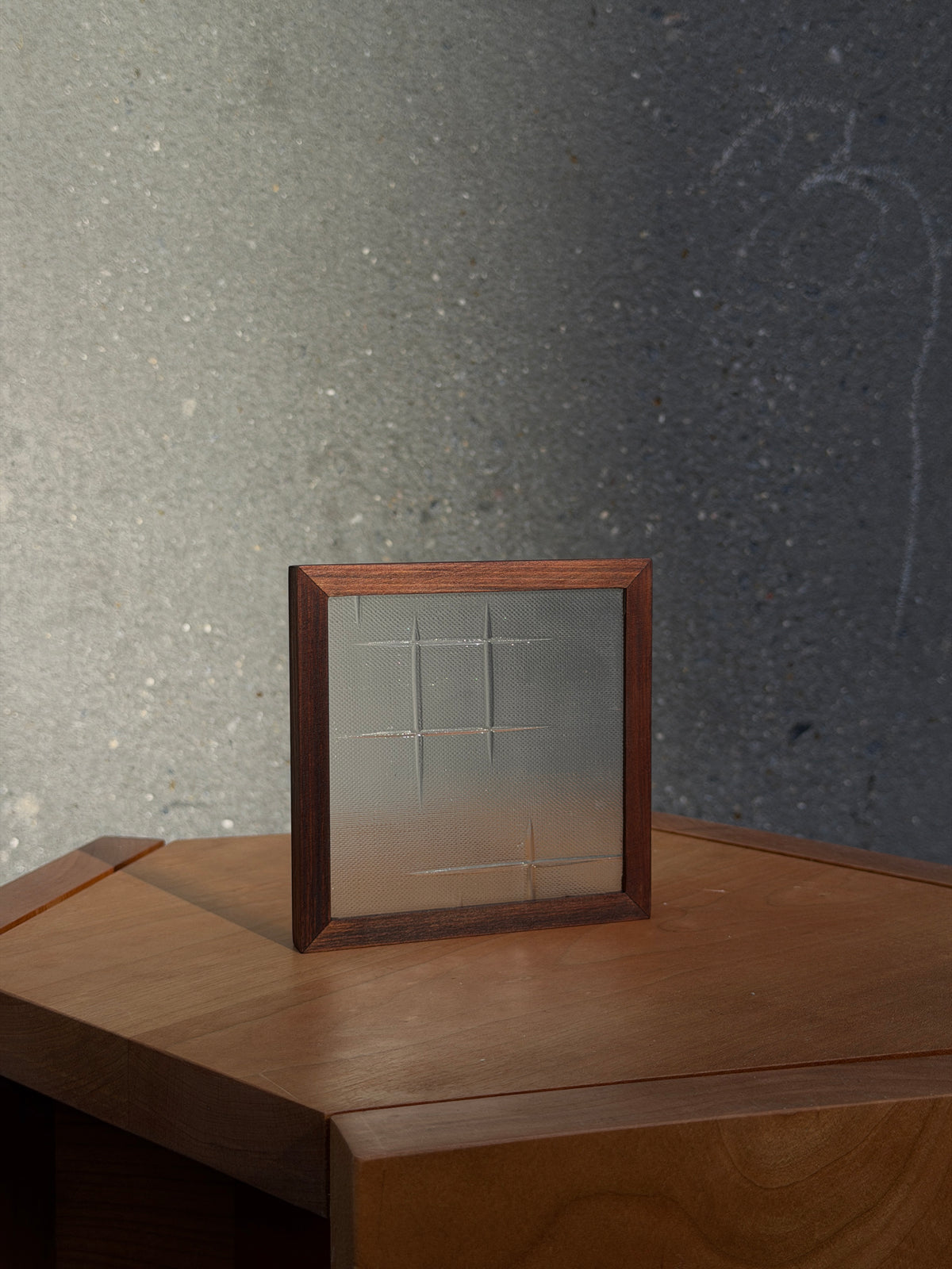 Gohobi Taiwanese Patterned Glass Coaster & Storage Box