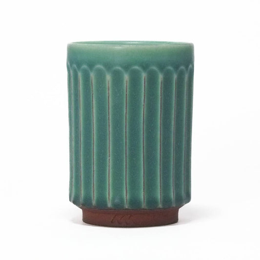 Asemi Co. Tea & Coffee Cups - Tanba - yaki Cup Turquoise [Made in Japan]