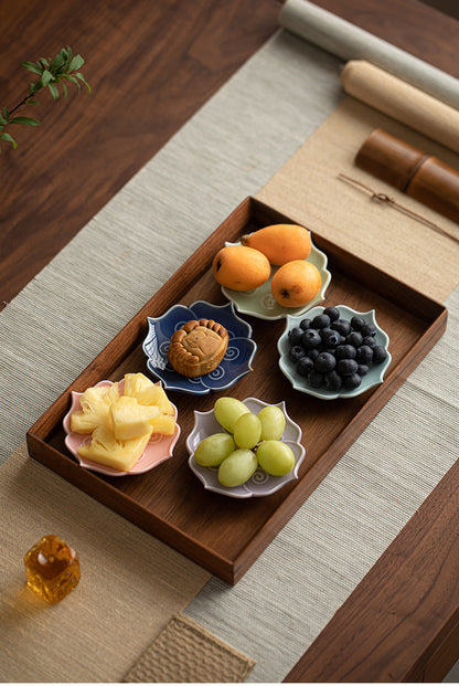 Gohobi Traditional Japanese Glazed Fruit Nuts Small Plate - Lianyun 012