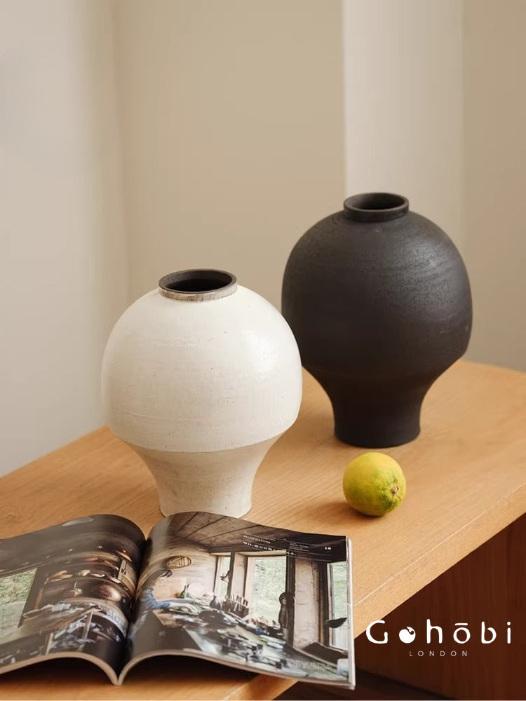 Gohobi Japanese-style Wabi Sabi Handmade Zen Large Vase 014