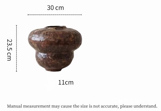 Gohobi Japanese-style Wabi Sabi Handmade Zen Large Vase 025