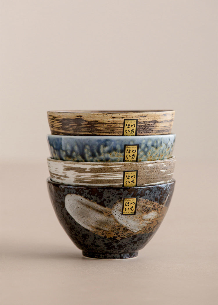 [Made in Japan] Gohobi Minoya Shino Glaze Hat Bowl