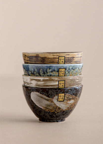 [Made in Japan] Gohobi Minoya Shino Glaze Hat Bowl