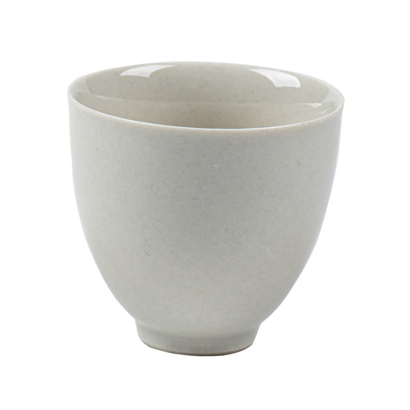 Gohobi Wood Ash Glaze Teacup – Plain Ceramic Small Gongfu Tea Cup