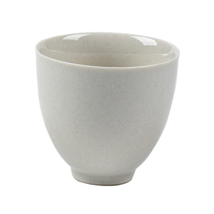 Gohobi Wood Ash Glaze Teacup – Plain Ceramic Small Gongfu Tea Cup