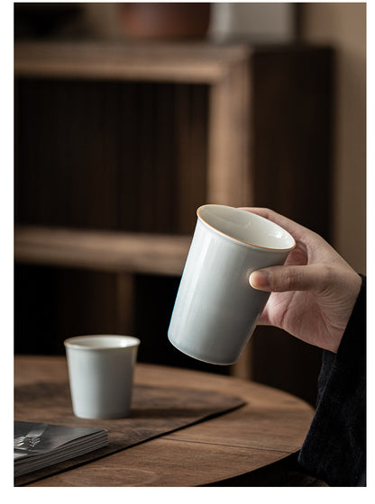 Gohobi Japanese Style Ice Grey and Green Tea Cup 002