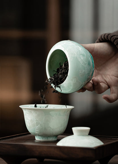 Gohobi Crystal Glazed Storage Jar 002