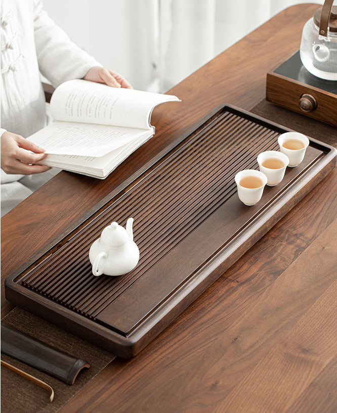 Gohobi Wooden Tea Ceremony Water Storage Tray