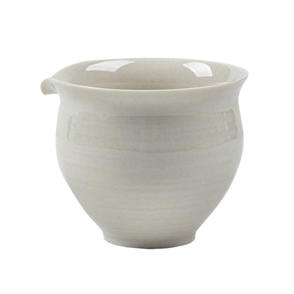 Gohobi Wood Ash Glaze Fair Cup – Handmade Ceramic Gongfu Tea Pitcher