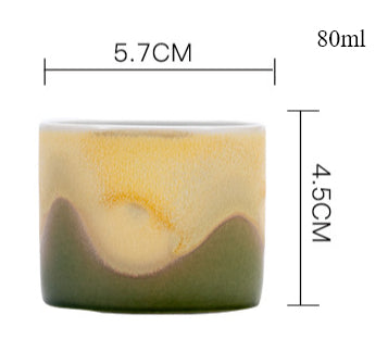 Gohobi Colourful Mountain Tea Cup Set 001