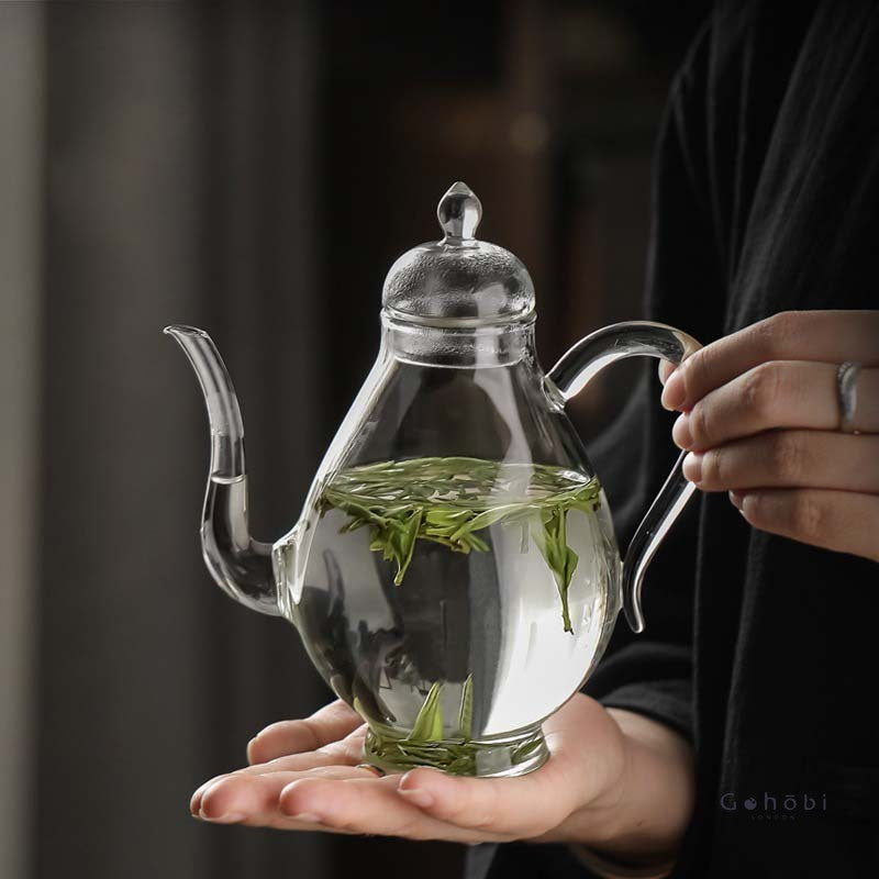 Gohobi Song Style Glass Teapot (Gourd version)