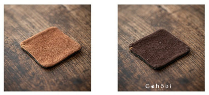 Gohobi Zen Style Tea Coaster – Hand-Sewn Tie-Dye Cloth Heat Insulation Cup Coaster