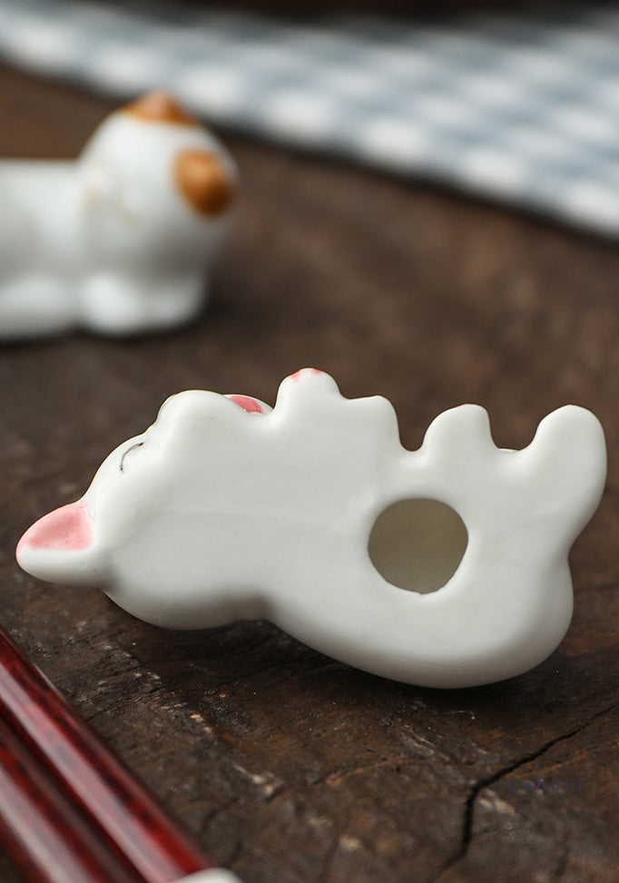 Gohobi Ceramic Cute Animals Chopstick Rest