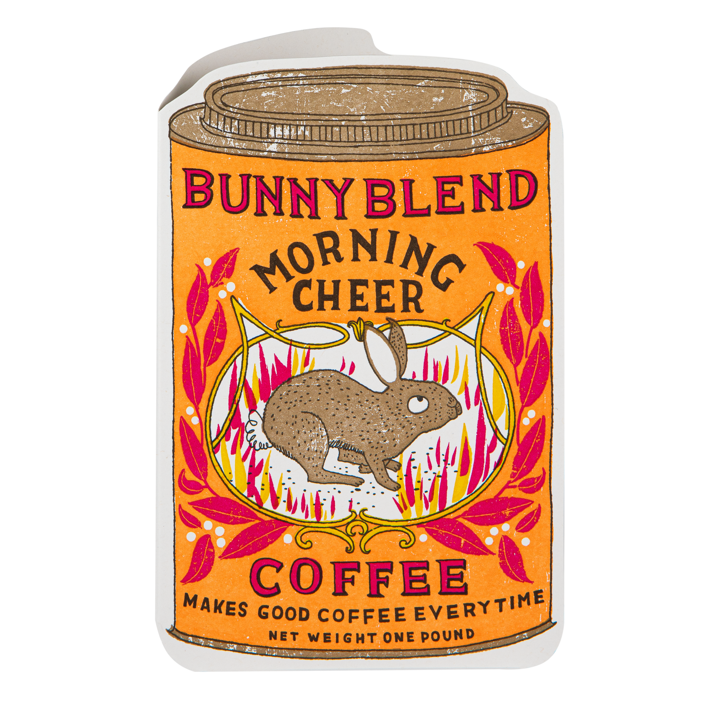 Gohobi x Archivist Gallery Coffee Tin | Letterpress Cards | Cut-out Cards [Made in the UK]