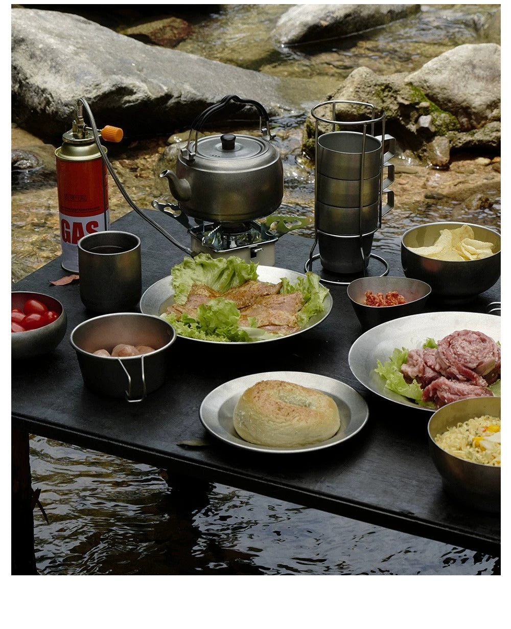 Gohobi Japanese-Style 304 Stainless Steel Deep Pasta Plate