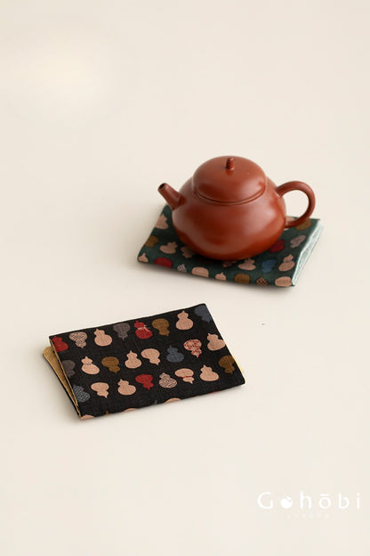 Gohobi Cotton and Linen Gourd Tea Towel – Absorbent Tea Cloth for Tea Table