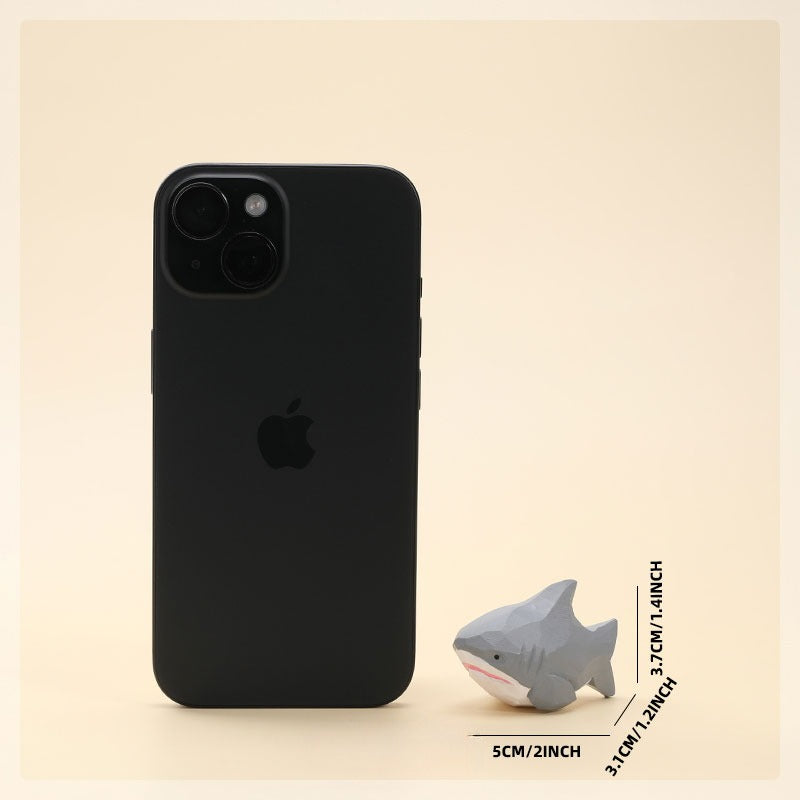 Gohobi Handcrafted Wooden Shark Ornament